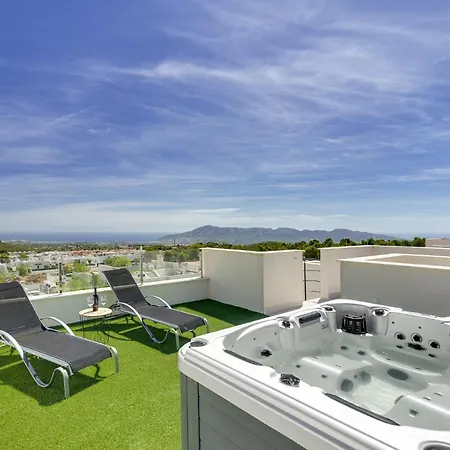 With Heated Pool And Jacuzzi Near Alicante Polop